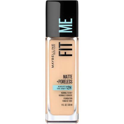 Maybelline Fit Me Matte + Poreless liquid foundation in 120 Classic Ivory