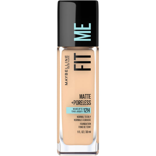 Maybelline Fit Me Matte + Poreless liquid foundation in 120 Classic Ivory