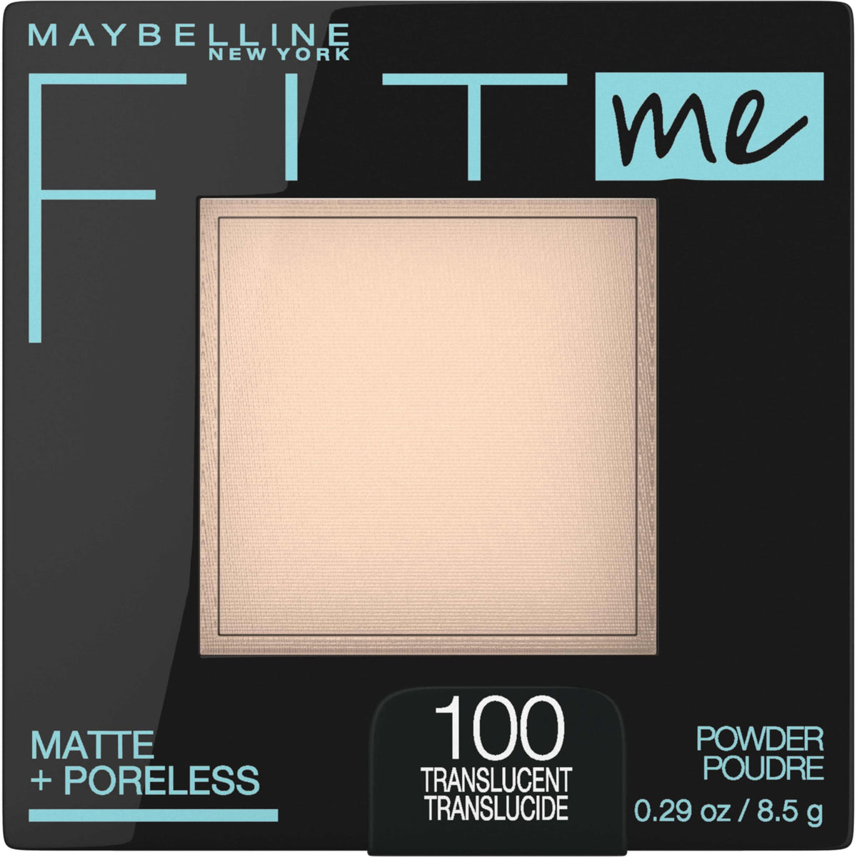 Maybelline Fit Me Matte Poreless pressed powder in Translucent