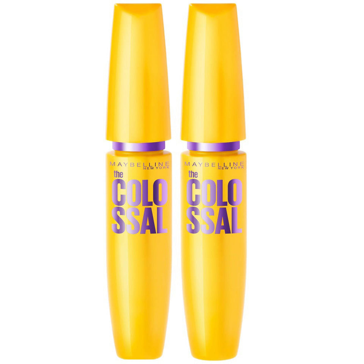 Maybelline Volum Express The Colossal mascara in Glam Black, two-pack