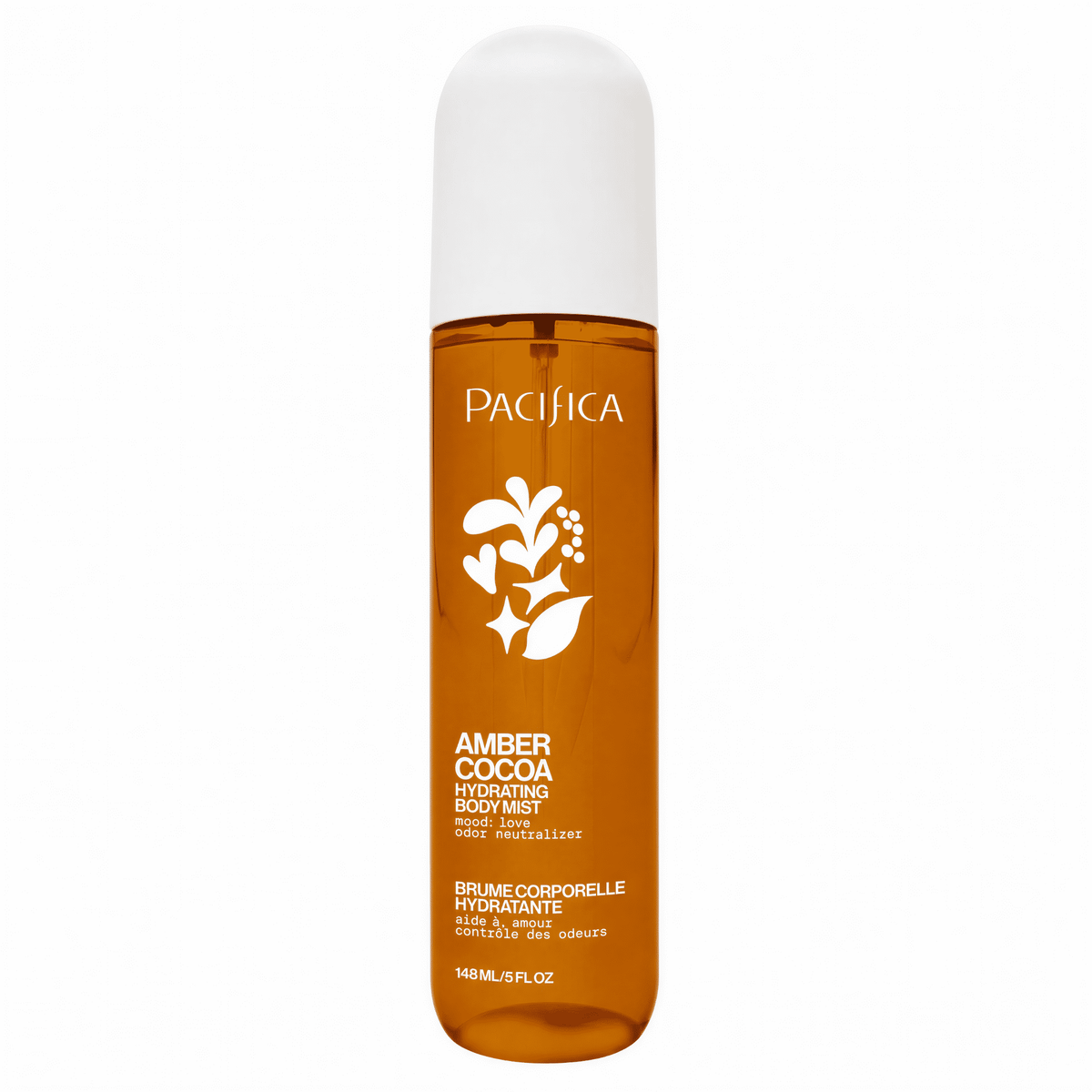 Pacifica Amber Cocoa body mist, 5 fl oz
