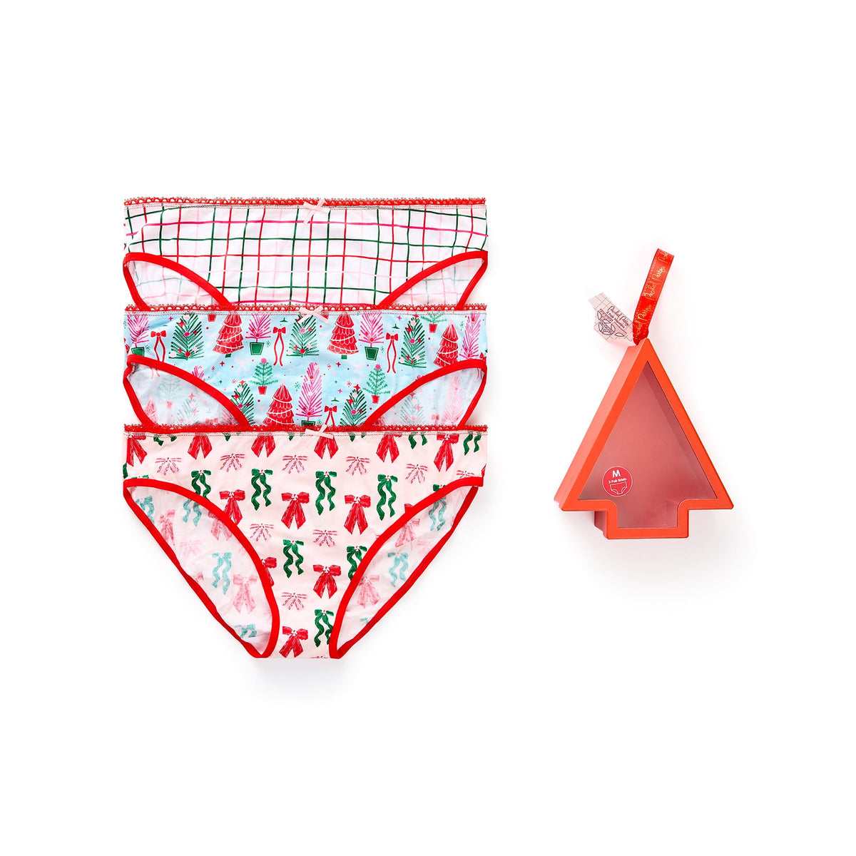 Packed Party women's Christmas underwear gift set