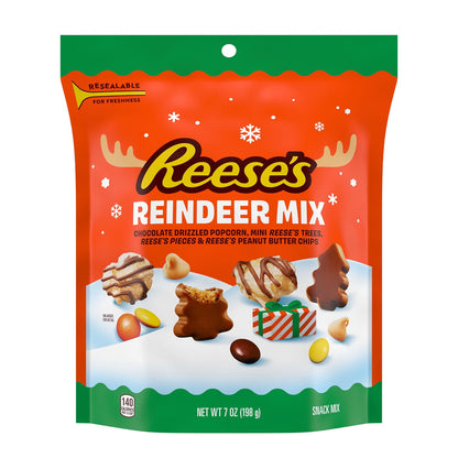 REESE'S Reindeer Mix assorted Christmas snack mix, 7 oz