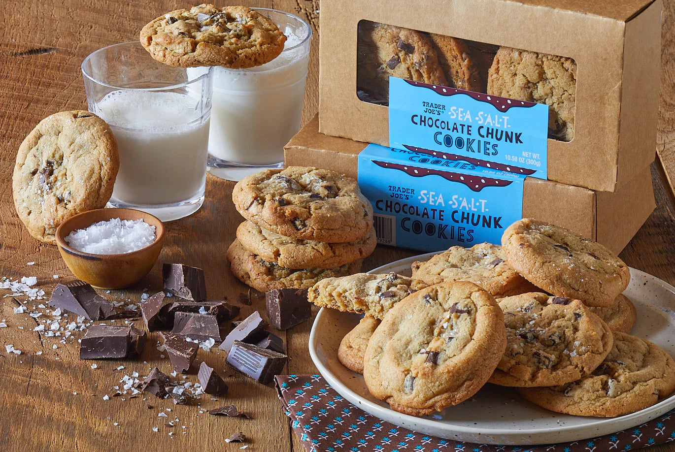 Trader Joe's — Sea Salt Chocolate Chunk Cookies