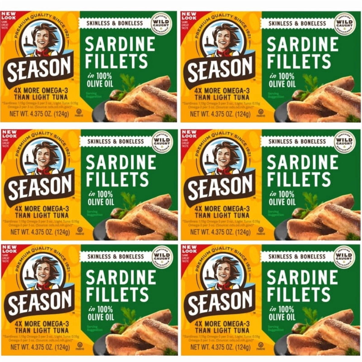 Season Sardines in Olive Oil can