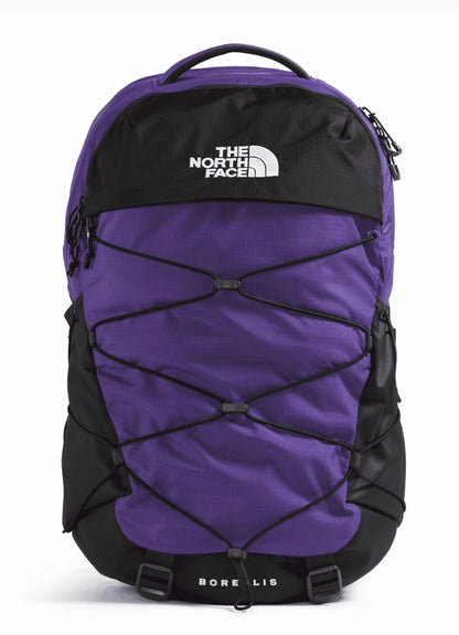 The North Face Borealis backpack in Peak Purple and Black