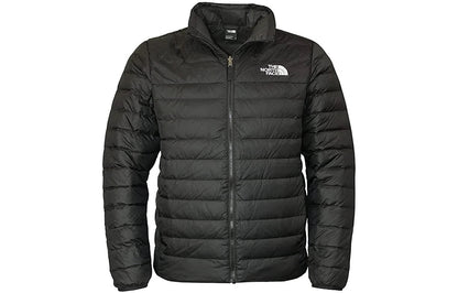 The North Face Minoqua down jacket in black and white