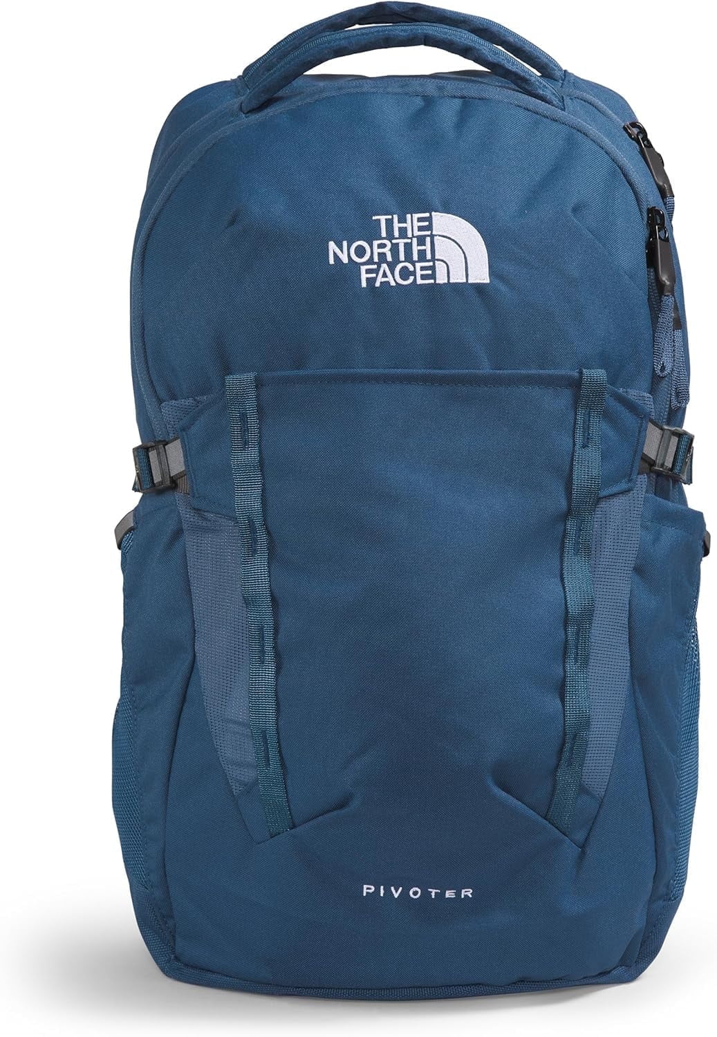 The North Face Pivoter laptop backpack in Shady Blue