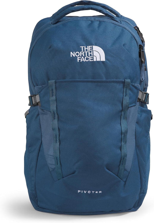 The North Face Pivoter laptop backpack in Shady Blue