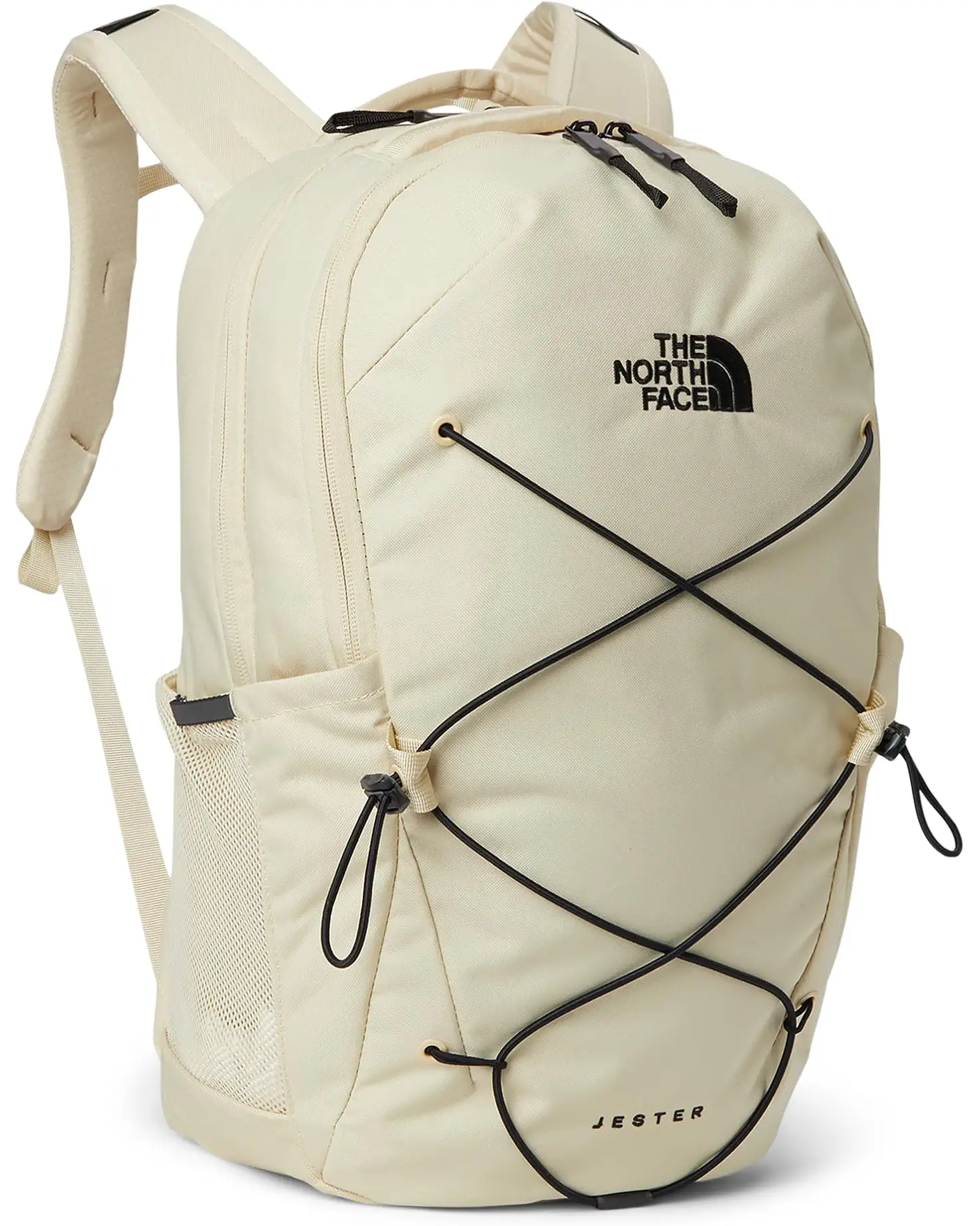 The North Face women's Jester everyday laptop backpack in Gravel TNF Black