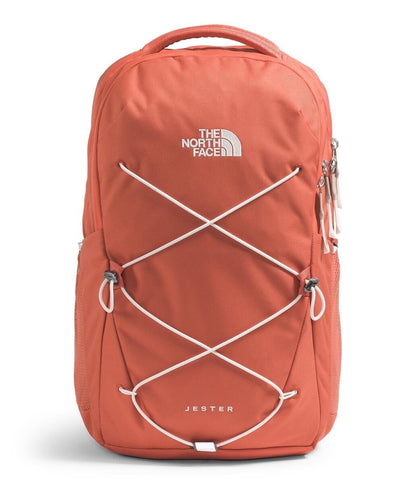 The North Face women's Jester everyday laptop backpack in Mars Dust and white