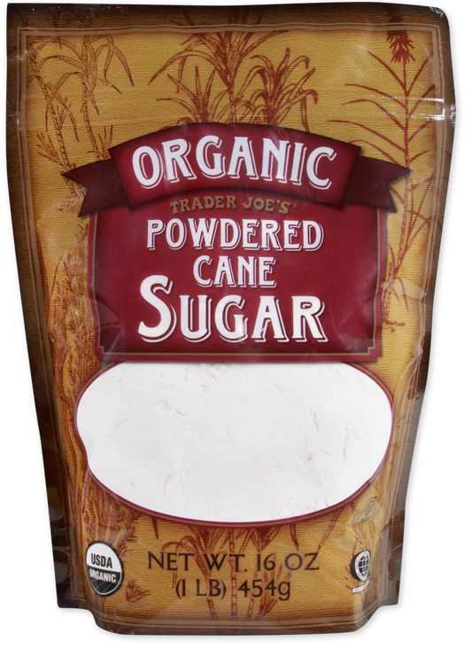 Trader Joe's — Organic Powdered Cane Sugar