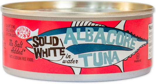 Trader Joe's — Solid White Albacore Tuna, No Salt Added