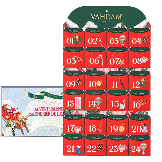 VAHDAM 2026 tea advent calendar gift box