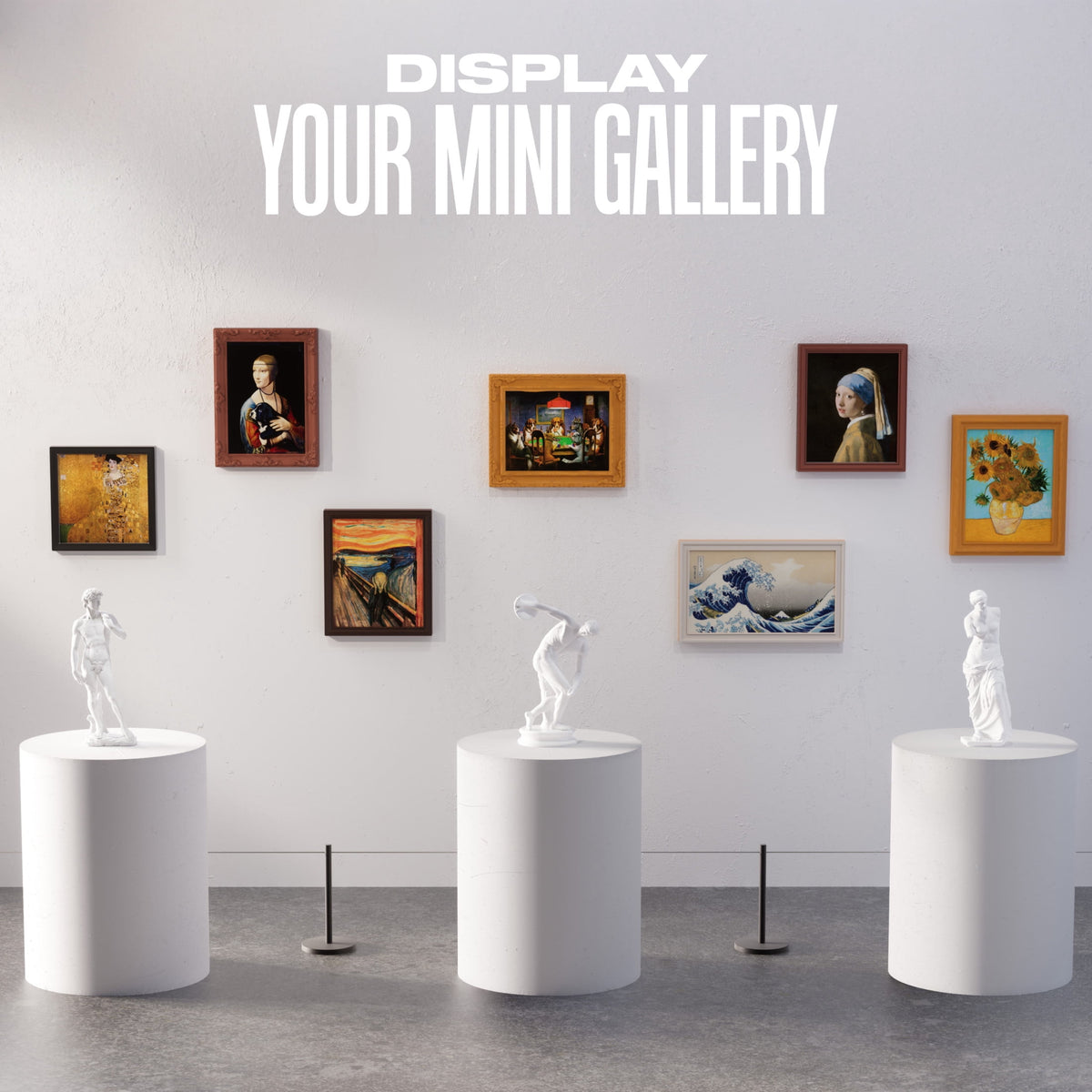 Mini Masterpieces Series 1 miniature gallery collectible