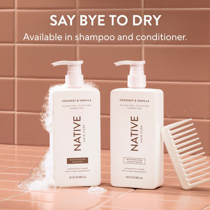 Native silicone-free Coconut and Vanilla shampoo