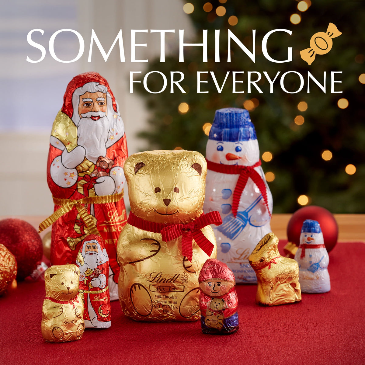 Lindt hollow milk chocolate snowmen for holiday gifting
