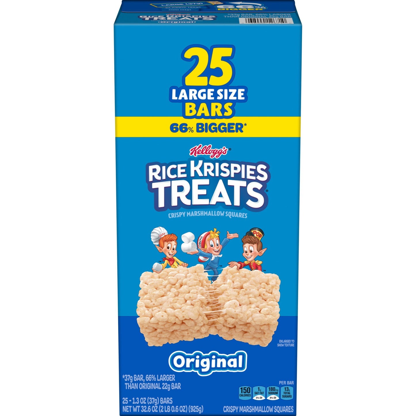 Rice Krispies Treats Original Snack Bars 25 count pack