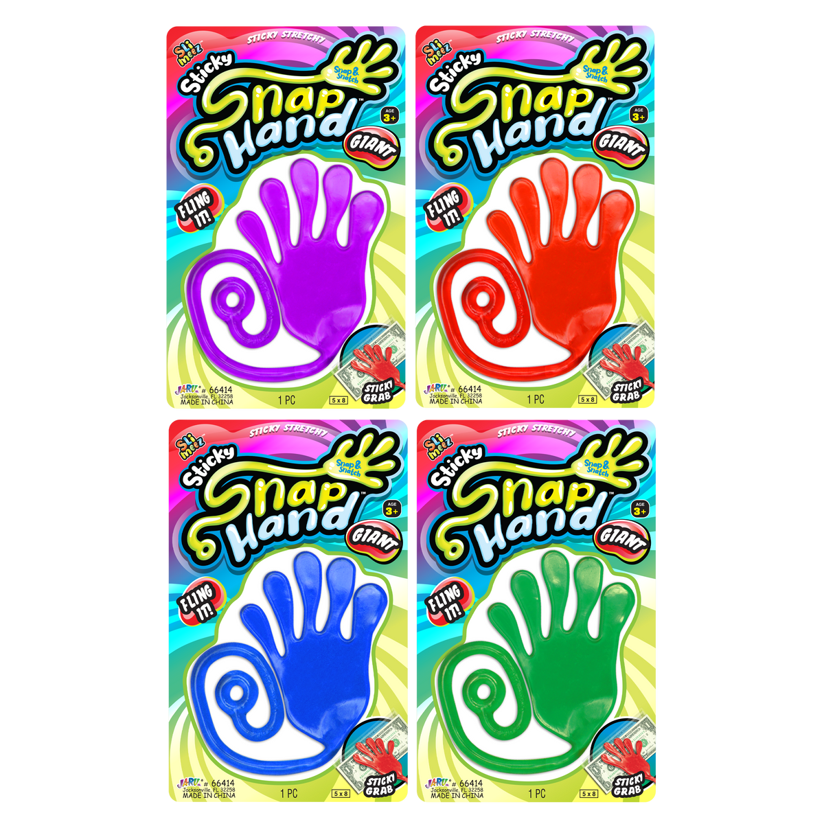 JA-RU stretchy giant hand novelty toy