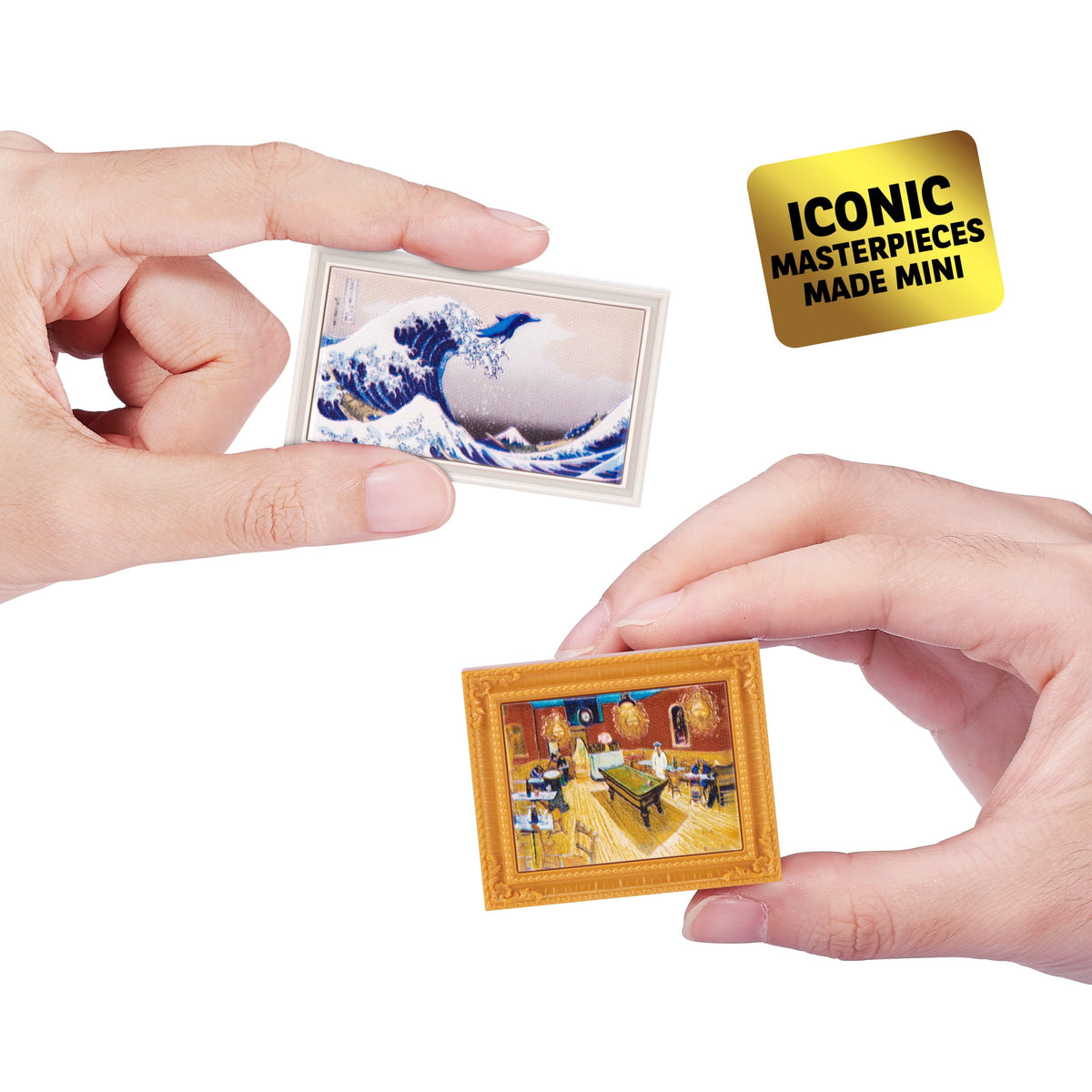 Mini Brands miniature paintings and sculptures collection