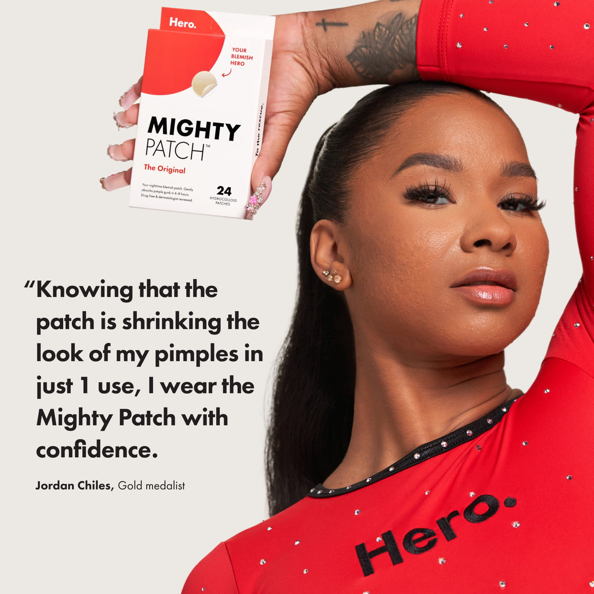 Mighty Patch Original 24-count hydrocolloid patches by Hero Cosmetics