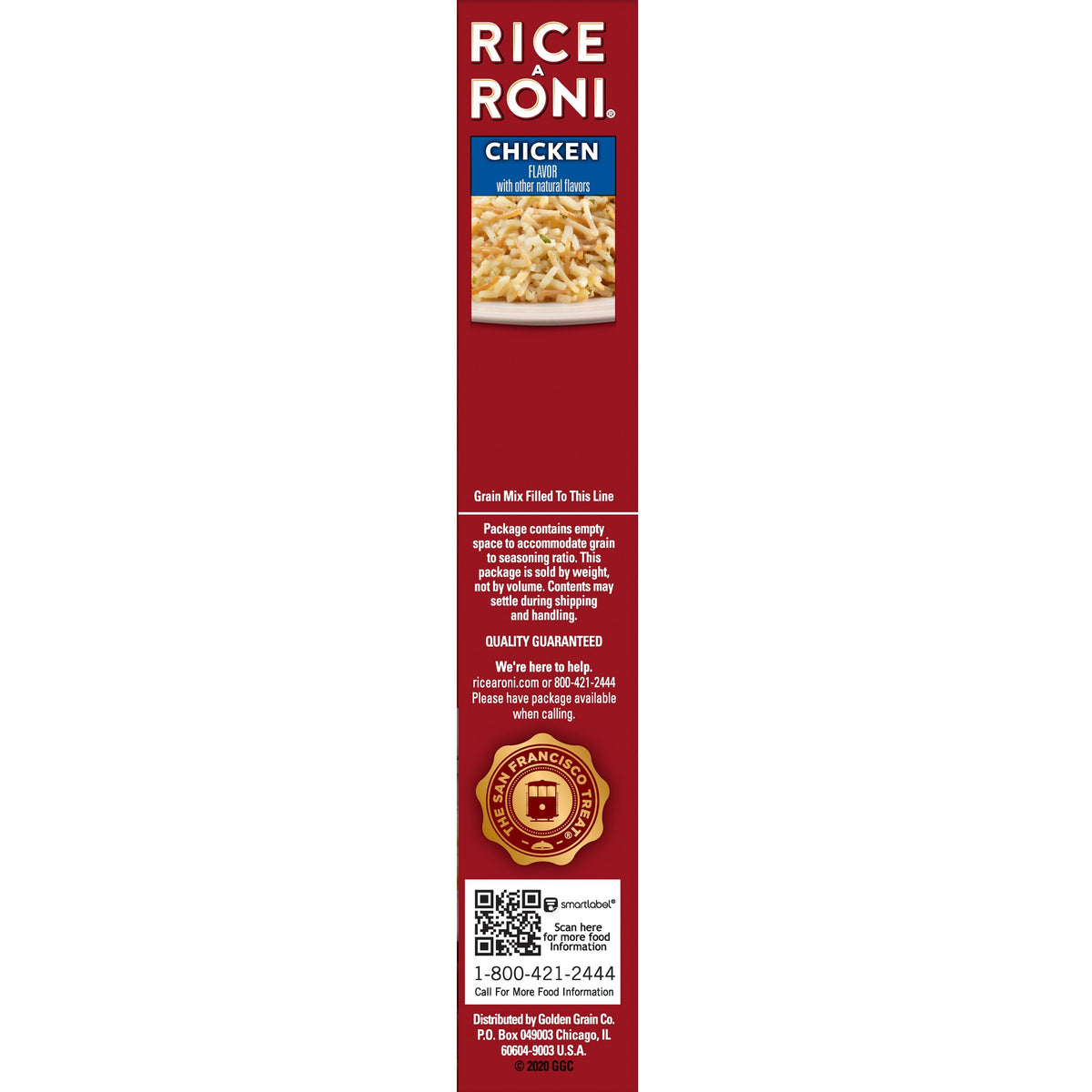 Rice-A-Roni chicken flavor rice side dish