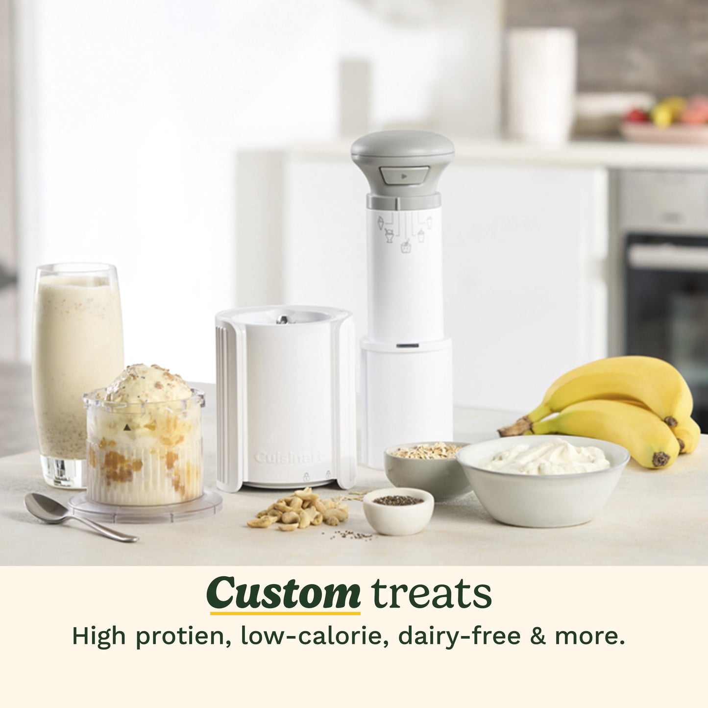 Cuisinart FastFreeze frozen treat maker angled view