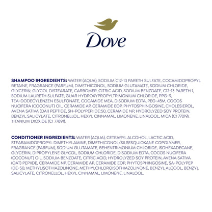 Dove Intensive Repair vegan shampoo and conditioner set