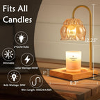 Nordic Hygge timer-equipped candle warmer