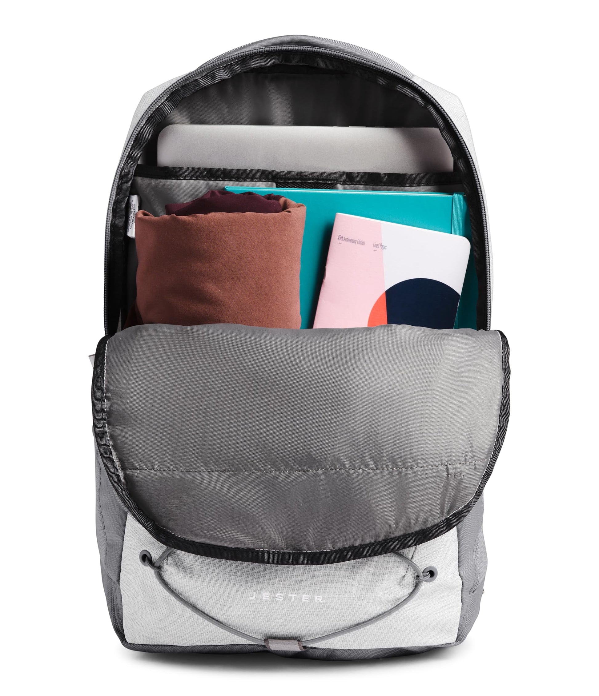 The North Face Jester backpack interior organization details