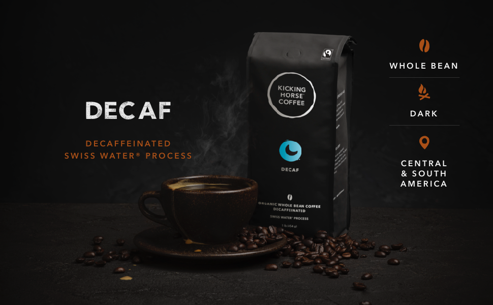 Kicking Horse Coffee decaf bag product view