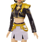 Zoey doll with crop top and mini skirt