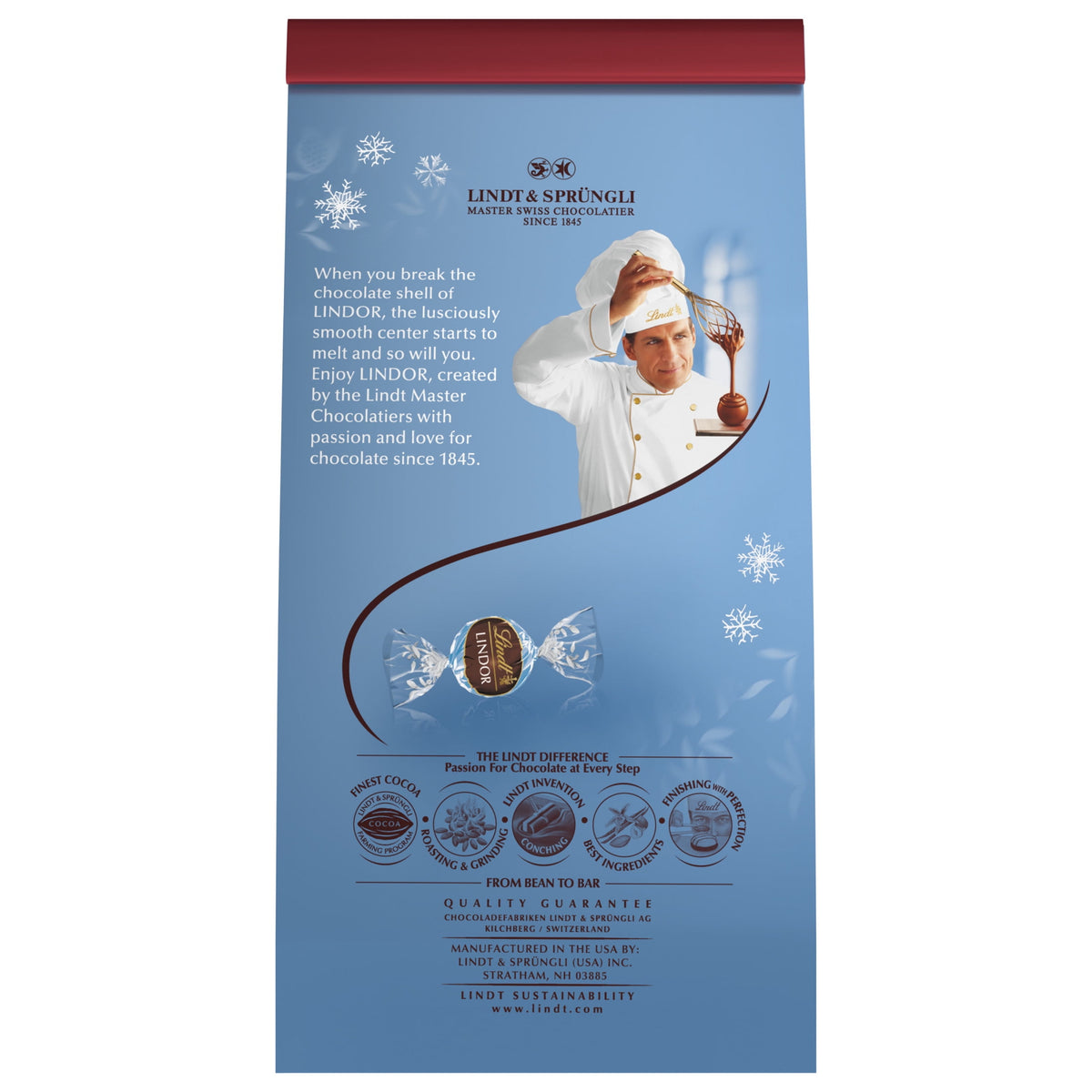 LINDOR hot cocoa chocolate candy, 5.1 oz.