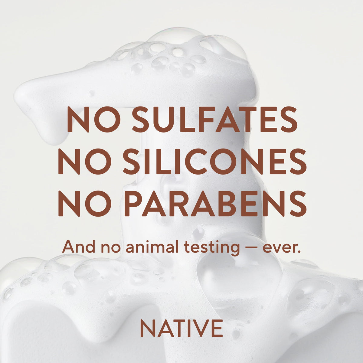 Native Coconut and Vanilla shampoo for dry hair