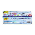 Crayola sculpting and painting kit with soft craft brush