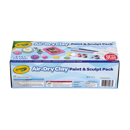 Crayola sculpting and painting kit with soft craft brush