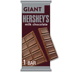 Giant Hershey's candy bar made with milk chocolate
