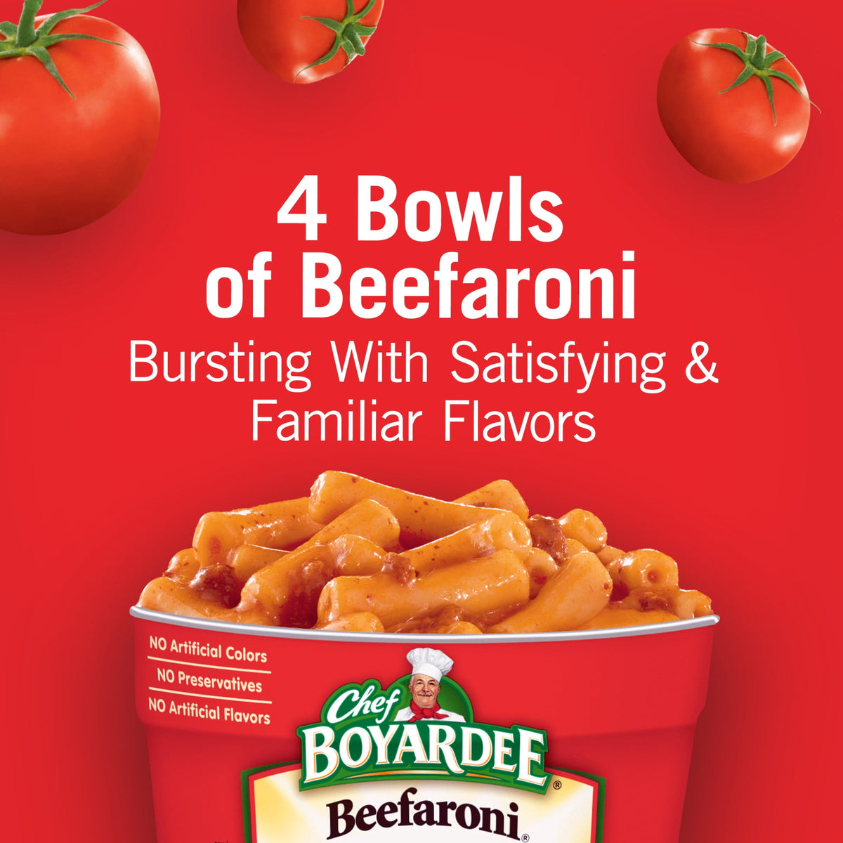 Chef Boyardee Beefaroni 7.5 oz. microwave bowl