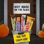 Halloween milk chocolate candy bars variety pack