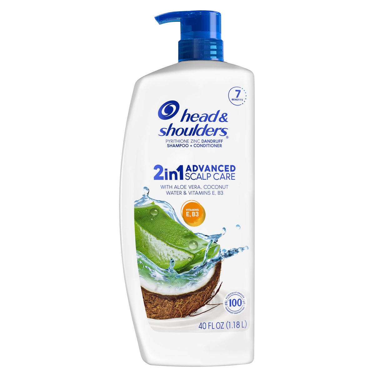 Head & Shoulders 2-in-1 dandruff shampoo and conditioner 40 fl oz