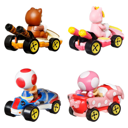 Hot Wheels Mario Kart four-vehicle collection
