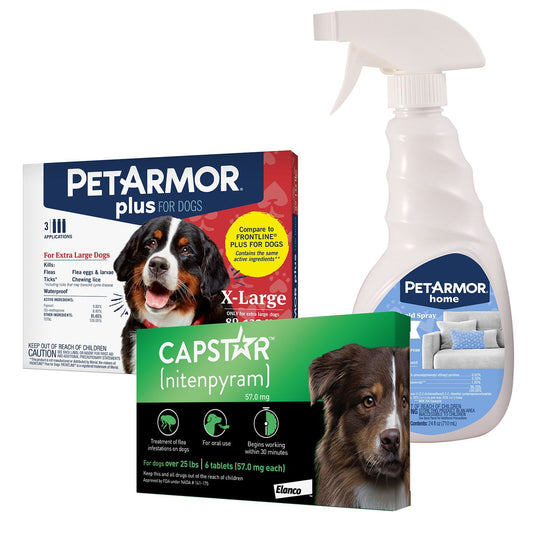 PetArmor Plus Capstar flea and tick bundle for extra large dogs