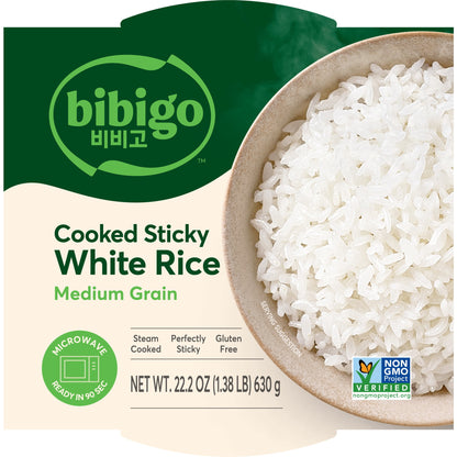 Bibigo white rice bowls three-pack