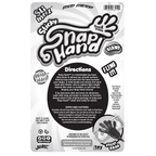Giant stretchy snap hand for sling-and-grab play