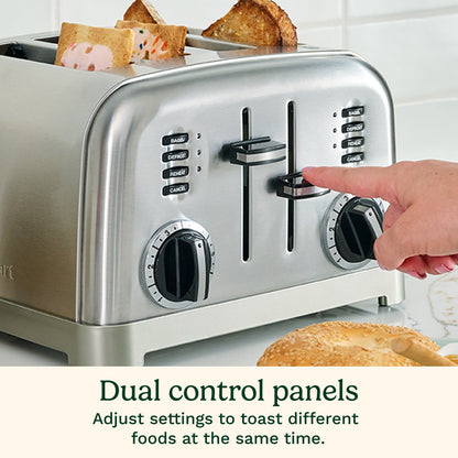 Cuisinart stainless steel toaster for bread and bagels