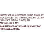 Hershey's milk chocolate bar for cookouts and camping