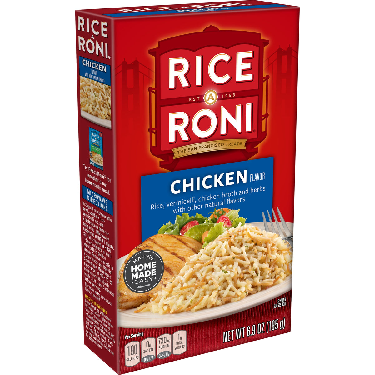 Rice-A-Roni rice and vermicelli packaged meal
