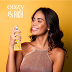 Body Fantasies Vanilla spray in a curved bottle