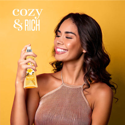 Body Fantasies Vanilla spray in a curved bottle