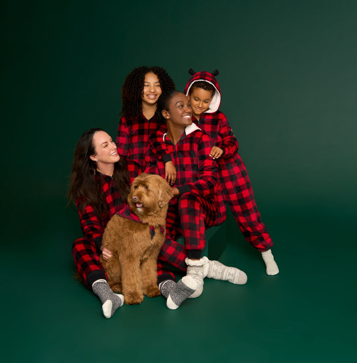 Jolly Jammies men's plaid pajamas for Christmas